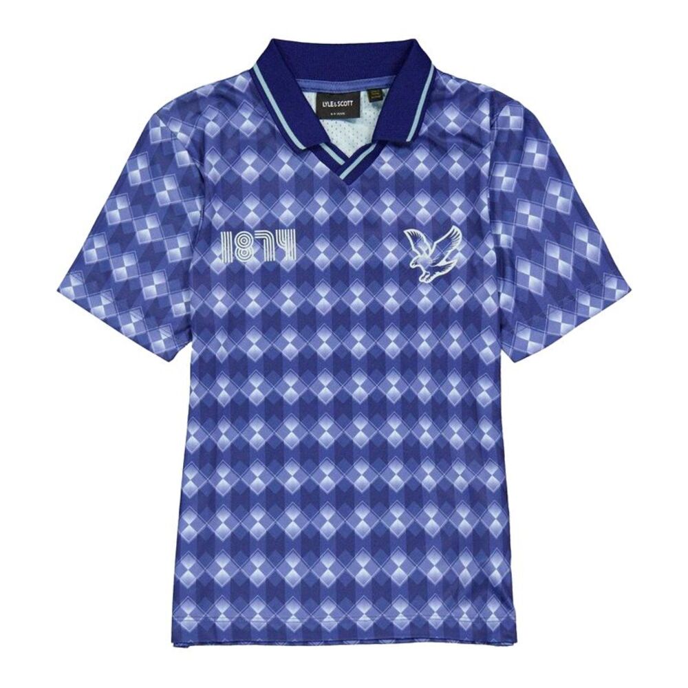Lyle & Scott Childrens/Kids Argyle Polo Shirt / Now Blue